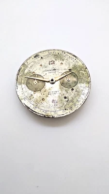 Chronographe Suisse Vintage Manual Movement & Dial Swiss For Parts - Image 1 of 4