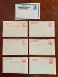 U.S. POSTGESCHICHTE - FRÜHE POSTKARTEN - 1893/1926 - UNGEBRAUCHT - LOT (10) - Bild 1 von 4