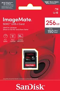 SanDisk 256GB ImageMate SDXC UHS-1 Memory Card - Up to 150MB/s - SDSDUN4-256G-Aw - Picture 1 of 4
