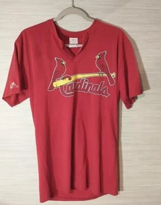 St Louis Cardinals Baseball Tony La Russa Jersey Shirt #10 Medium Majestic Tee - Picture 1 of 4