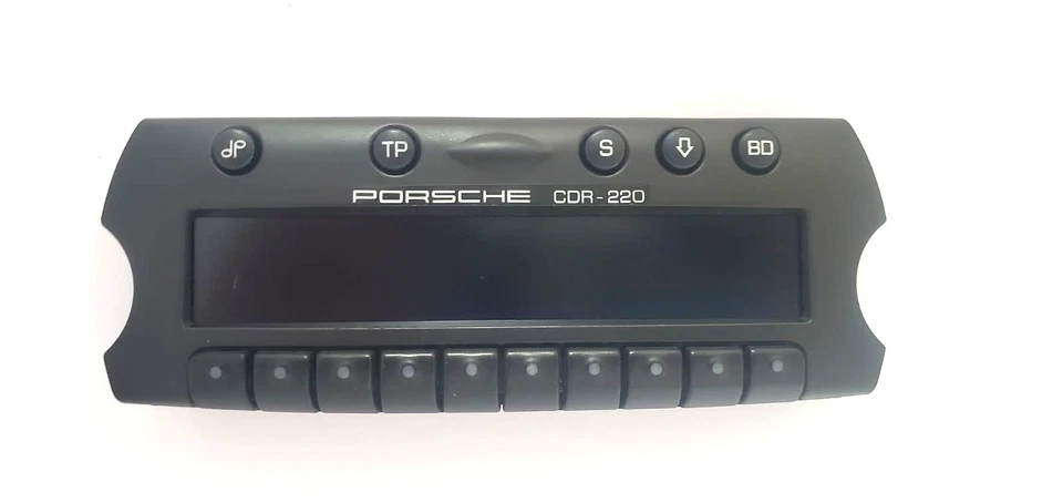 Porsche/Becker CDR220/CDR22 Replacement Face $50 core credit available - Image 1 of 1