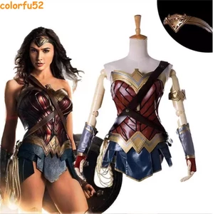 Updated Wonder Woman Diana Prince Cosplay Costume Women Skirt Outfits Halloween - Picture 1 of 6
