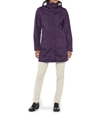 Abrigo Patagonia para mujer XS púrpura/ciruela torrentshell abrigo de ciudad con capucha lluvia largo Foto 1 de 4
