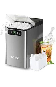 Aeitto Nugget Eismaschine 40 Pfund/24 Stunden, Arbeitsplatte weiches Kaueis - Bild 1 von 6