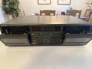 Vintage Technics RS-TR170 Stereo Dual Cassette Deck No Remote - Picture 1 of 7