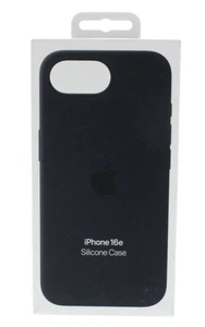 Apple Silicone Case for iPhone 16e Black MD3N4ZM/A NEW Authentic - Picture 1 of 2