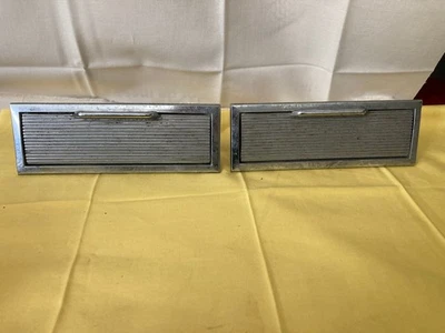 Lote de 2 piezas de auto vintage GM Buick Cadillac * Cenicero cromado encendedor de cigarrillos Foto 1 de 4