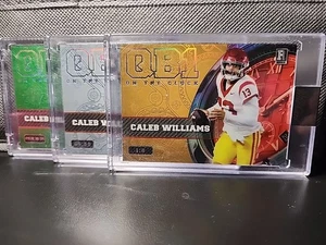 💥🏈3 - Caleb Williams 2023 Wild Card QB1 On The Clock #/# Football Bears USC🏈💥 - Bild 1 von 5