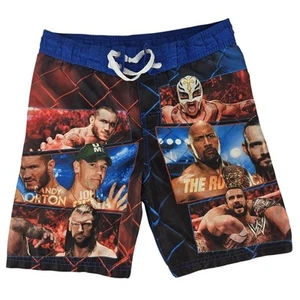 WWE BOY'S 2013 WRESTLER STARS SWIM SHORTS – SIZE SMALL, MESH LINED 29" x 7" - Picture 1 of 14