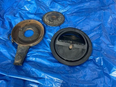 Oldsmobile 442 W30 1970 tapa de filtro de aire y aleta OAI 406299 406336 un año Foto 1 de 4