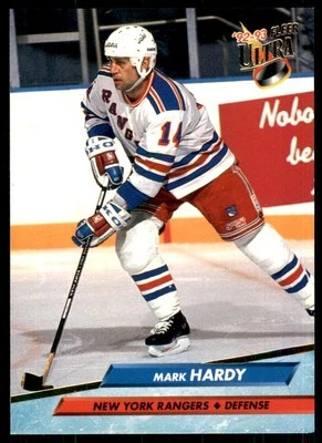 1992-93 Fleer Ultra Mark Hardy New York Rangers #354 - Image 1 of 2