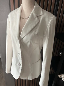 Etcetra white blazer size 6 classy white work blazer - Picture 1 of 7