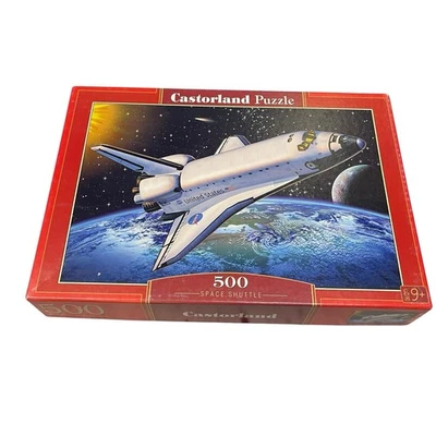 CASTORLAND Jigsaw Puzzle 500 Pieces Space Shuttle NASA USA Rare B-52707 - Image 1 of 4