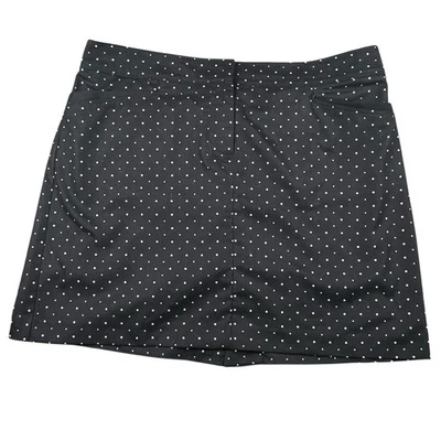 Pantalón corto de golf Izod negro blanco lunares bolsillos pickleball para mujer talla 10 Foto 1 de 4