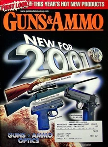 Guns & Ammo Magazine January 2001 Merkel M160-2.1 Double Rifle, Remington 710 - Picture 1 of 2
