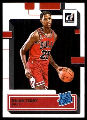 Dalen Terry 2022-23 Donruss #218 Bulls NBA READ FREE SHIPPING AutographDen - Image 1 of 2