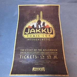 SDCC Werbe Poster Jakku Comic-Con Intergalactic 2016 - 16x11 Star Wars - Bild 1 von 12