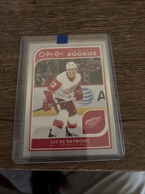 2021-22 Upper Deck Series 2 - O-Pee-Chee Glossy Rookies Lucas Raymond #R-13 (RC) - Image 1 of 2