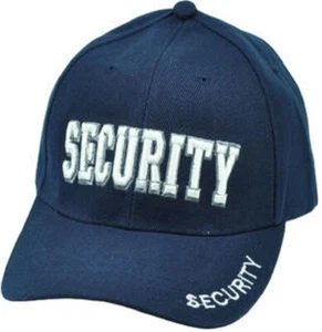 Baseballmütze Sicherheitsmütze Offizier Garde verstellbar Kopfbedeckung 100 % Baumwolle marineblau - Bild 1 von 5
