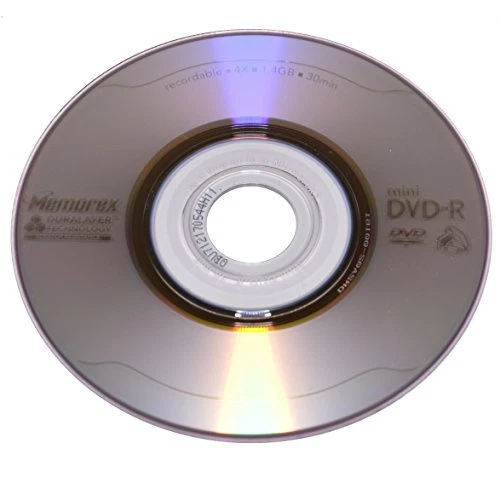 Transfer convert camcorder Mini DVD to digital MP4 files - Image 1 of 1