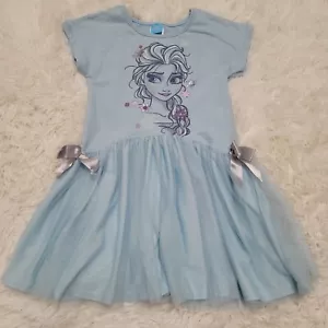 Disney Frozen II Elsa Tulle Dress Size 8/10, EUC - Picture 1 of 6
