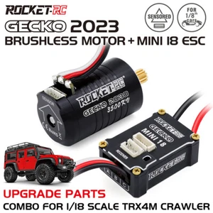 Rocket-RC Sensored Brushless Motor ESC Program Card for 1/18 TRX4M RC Car Truck - Picture 1 of 26
