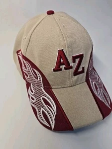 AZ Arizona BASEBALL Hat Adjustable velcroo AZ Flames baseball cap Very Clean - Bild 1 von 7