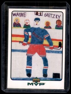 1999-00 Upper Deck MVP Draw Your Own Trading Card Wayne Gretzky New York Rangers