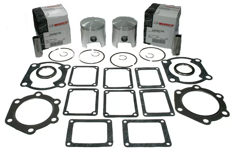 Yamaha VK 540 Viking 1988-2005 Wiseco .020 Pistons & Gasket Set - Engine Rebuild - Image 1 of 1