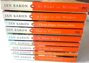The Mitford Series Jan Karon Books 1-9 At Home In Mitford A Light In The Window - Picture 1 of 4