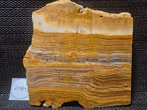 Wunderschöne, XL Platte aus gebändertem Onyx, unglaubliche Farbe und Design, Pakistan - Bild 1 von 9