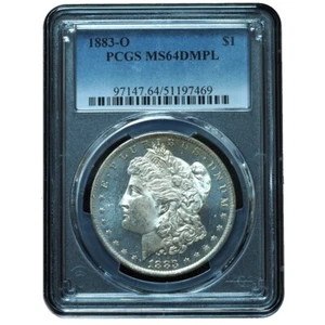 1883-O Morgan Dollar MS64 DMPL PCGS New Certs Multiple in Stock - STUNNERS - Picture 1 of 9
