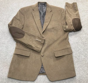 Blazer Lauren Ralph Lauren para hombre 40R caqui pana abrigo deportivo parches en el codo - Imagen 1 de 15
