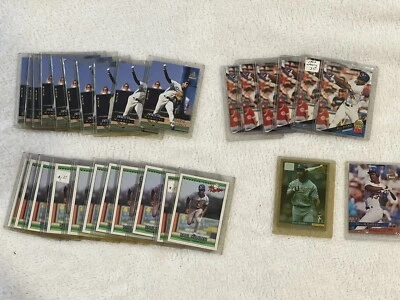 29 tarjetas de novato Raúl Mondesi. 5 tarjetas diferentes. 29 tarjetas en total. ¡Todo casi nuevo+!! Foto 1 de 4