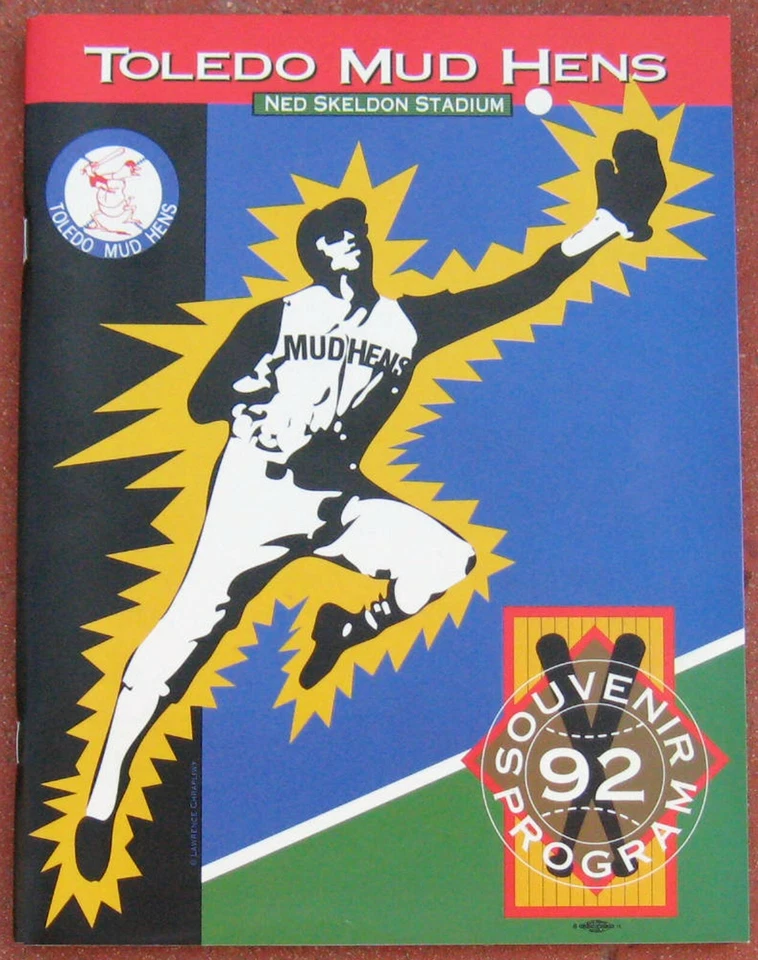 1992 Richmond @ Toledo Mud Hens American Association Baseball Program - Image 1 of 1
