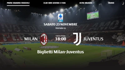 1x Biglietto Milan - Juventus Secondo Anello Verde [NO tessera del tifoso] - Immagine 1 di 4