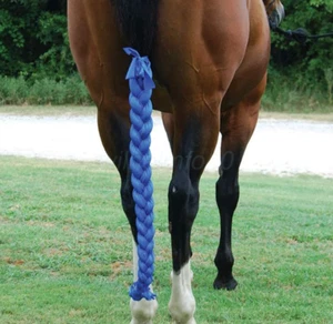 Horse Tail Anti-dirty Braided Tail Cover Protector Horsetail Protection W/Fring - Picture 1 of 17