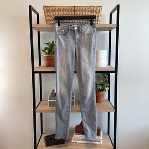 Athleta Sculptex mittelhohe graue Skinny-Jeans, 6 hoch - Bild 1 von 9