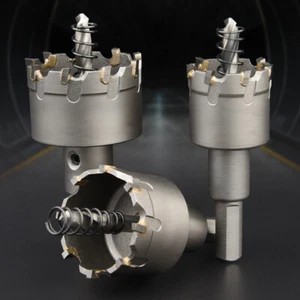 Ø 13-110mm Hartmetall Lochsäge Bohrer Werkzeug Fräser für Metall Edelstahl Eisen - Bild 1 von 9