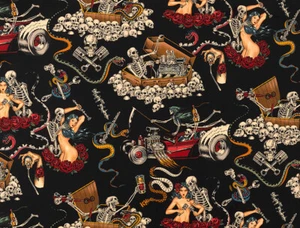 Fabric - Alexander Henry - Hot Rod Nightmare