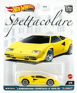 2023 Hot Wheels Car Culture Spettacolare #3 Lamborghini Countach LP 5000 YELLOW