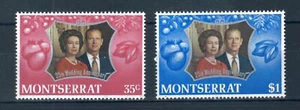 Montserrat 1972 Royal Silver Wedding full set of stamps. MNH. Sg 307-308 - Picture 1 of 2