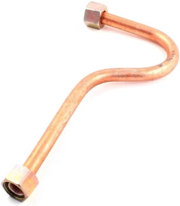 Aluminum Alloy Air Compressor Exhaust Tube Replacement Copper Tone, 15Mm/0.6" He - Picture 1 of 12