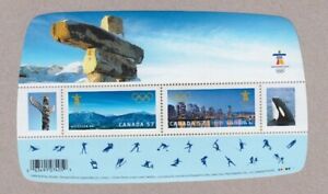 VANCOUVER OLYMPIC = INUKSHUK, EVENT SITES = Souvenir Sheet Canada 2010 MNH #2366