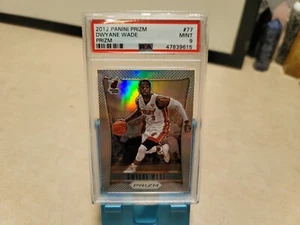 2012 PANINI PRIZM SILVER DWYANE WADE #77 PSA 9 HEAT T6684 - Picture 1 of 6