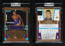 2003-04 Bowman Signature Gold /99 Brian Cook #88 Rookie Auto RC