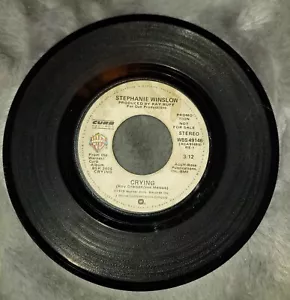 Stephanie Winslow Crying Stereo/Mono Promo 45 RPM Record - Picture 1 of 2