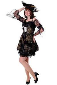 DRESS ME UP Disfraz Vestido de Mujer Funkenmarie Barroco Mujer Pirata Talla S/M - Imagen 1 de 5