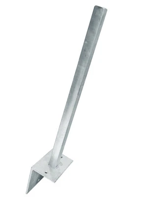 L-Stein Pfostenträger Alu Pfosten Zaunpfosten für WPC Systemzaun Sichtschutz  - Bild 1 von 4