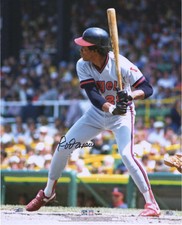 Rod Carew California Angels Autographed 8" x 10" Hitting Photograph